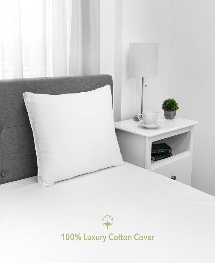 EcoPEDIC Firm Density Pillow with Cotton Cover Macy's