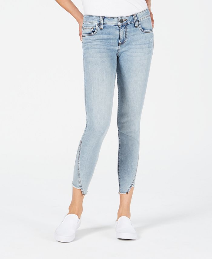 Kut from the kloth connie ankle skinny jeans white on sale