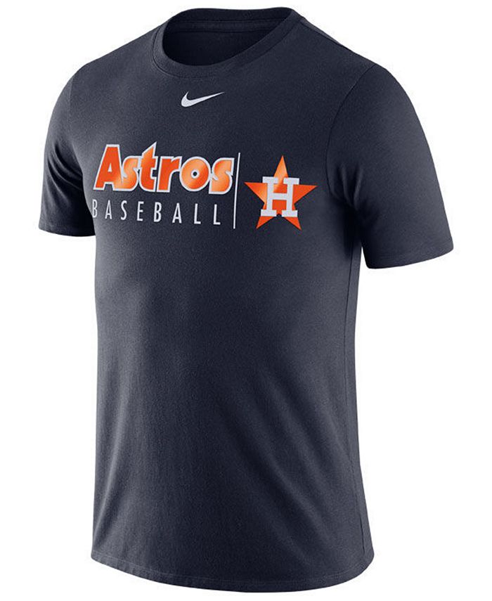 Nike Men's Houston Astros Dri-FIT Practice T-Shirt - Macy's