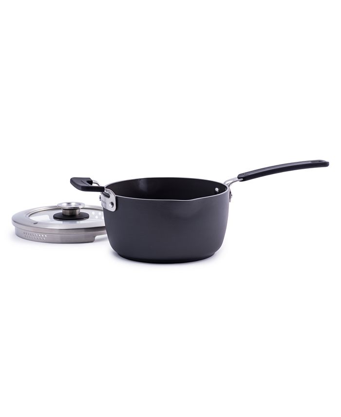 GreenPan Levels 3Qt. Stackable Ceramic Nonstick Saucepan with Straining Lid Macy's
