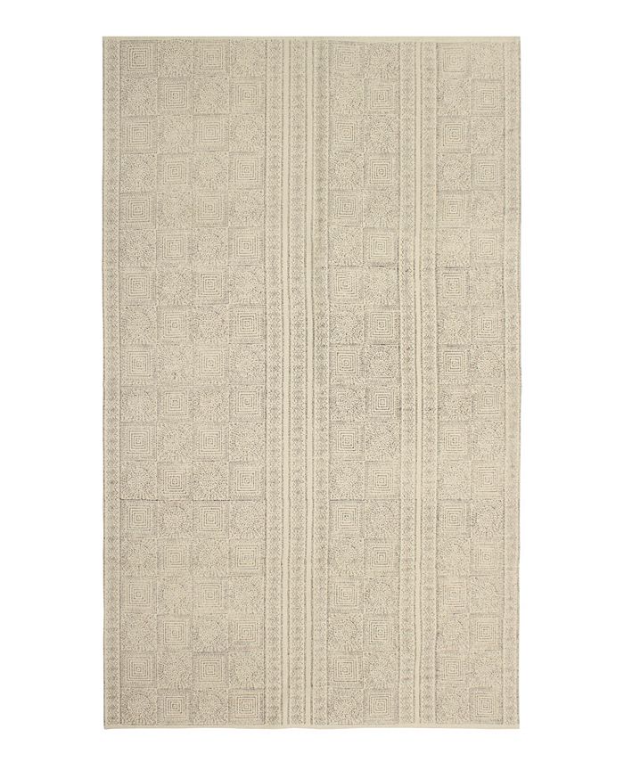 French Connection - Lorin Stonewash Printed Cotton 27" x 45" Accent Rug