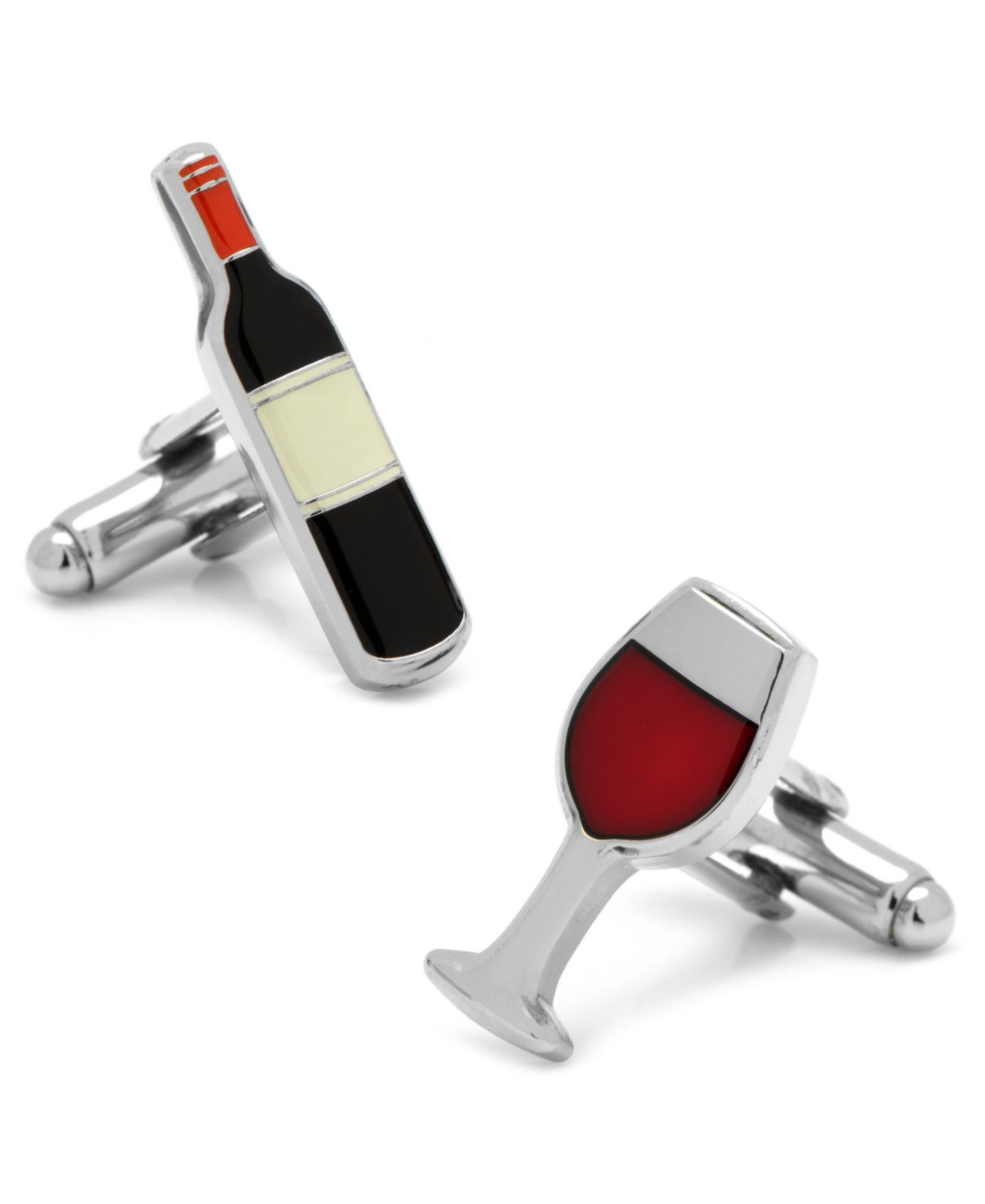 Мужские запонки Cufflinks Inc. Wine and Bottle Cufflinks — фото 1