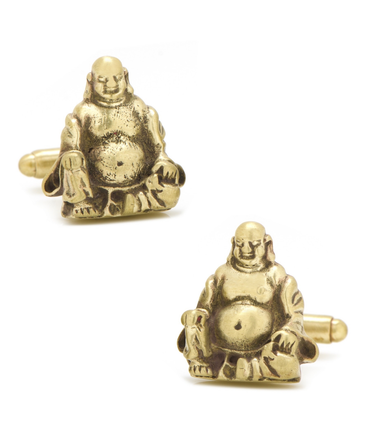 Smiling Buddha Cufflinks - Gold