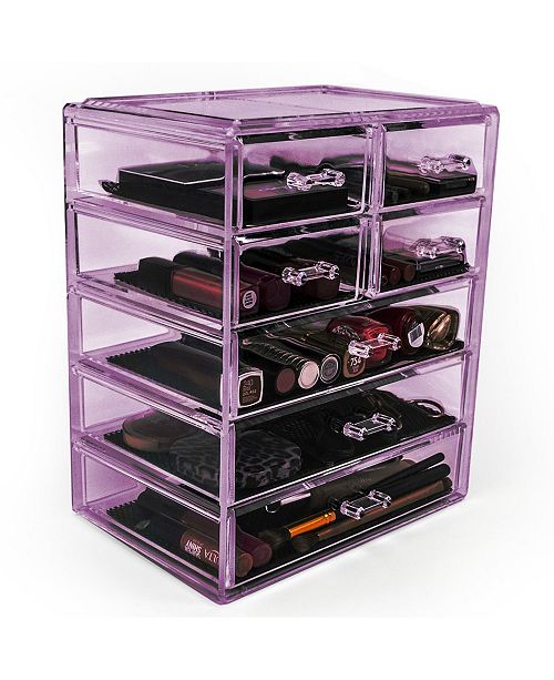 Sorbus Cosmetic Makeup And Jewelry Storage Case Display 3 Large