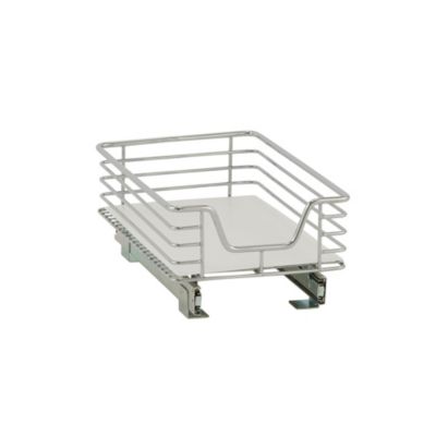 Household Essentials - Design Trend 11.5" Standard Depth 1-Tier Single Sliding Under Cabinet Shelf