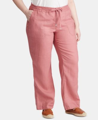 ralph lauren plus size linen pants