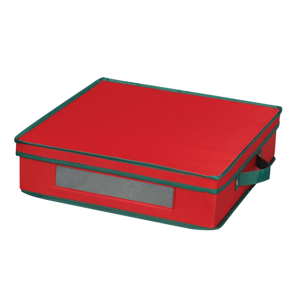 Holiday China Charger Plate Storage Box - Red