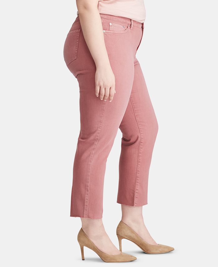 Lauren Ralph Lauren Plus Size Premier Straight Ankle Jeans Macy's