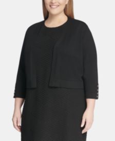 Plus Size Classic Cardigan