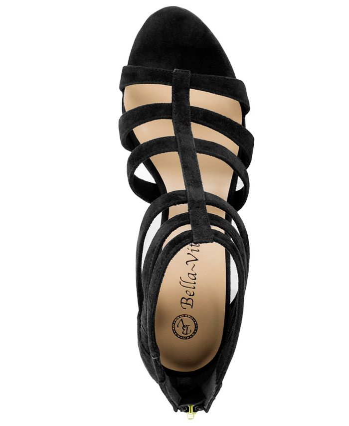 Bella Vita Women's Leah Heeled Sandal - Back Zipper, Block Heel & Cushioned Insole - View #12
