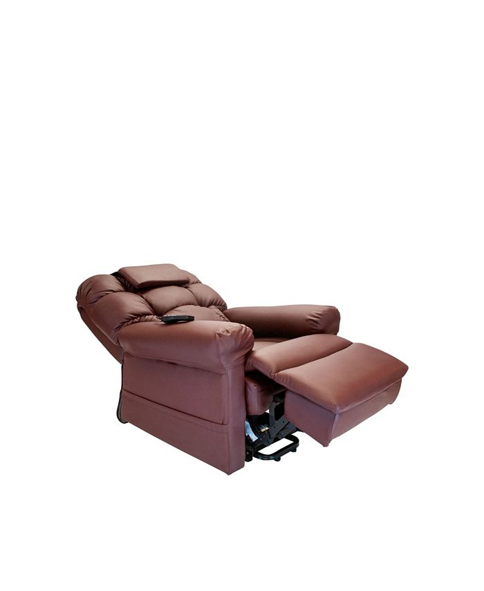 WiseLift Sleeper Lift Chair, Enduralux Leather Macy's