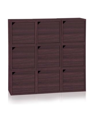 Way Basics Eco Stackable Connect 9 Cube Storage with Doors - Macy's