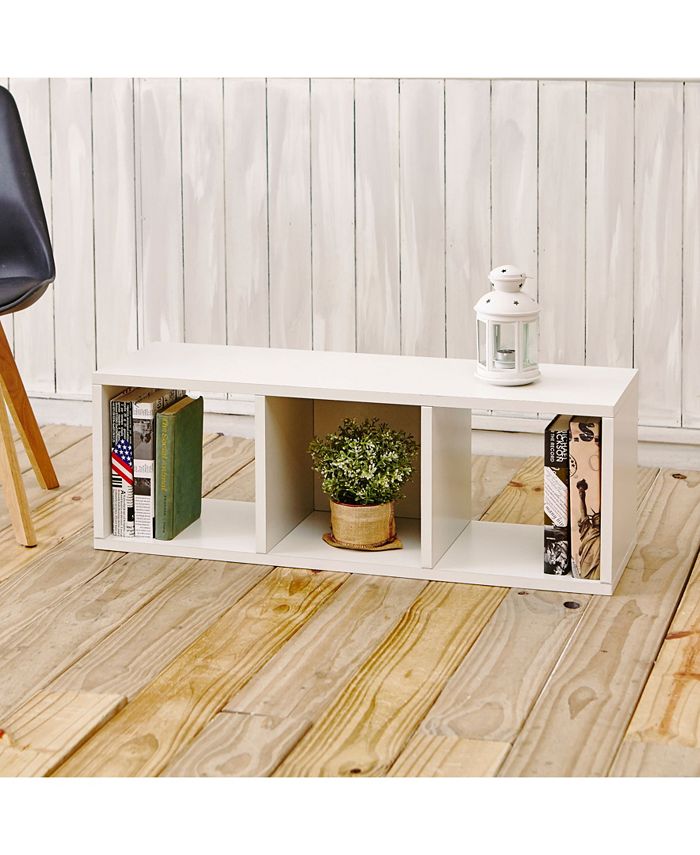 Way Basics Eco 3 Cubby Storage Bench and Stackable Organizer - Macy's