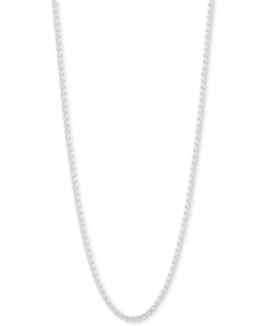 image of Charmbar Box Link Chain Necklace, Adjustable 16