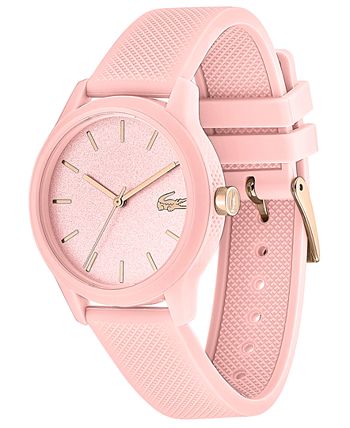 Lacoste - Women's 12.12 Pink Rubber Strap Watch 36mm
