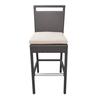 Tropez Outdoor Wicker Barstool