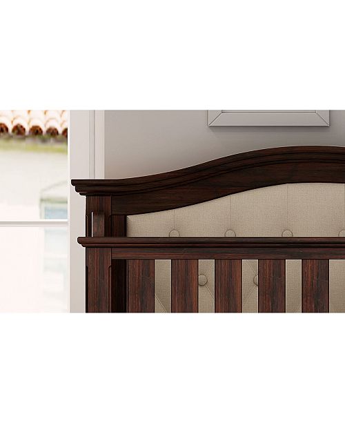 Belle Isle Furniture Magnolia 4in1 Convertible Upholstered Crib