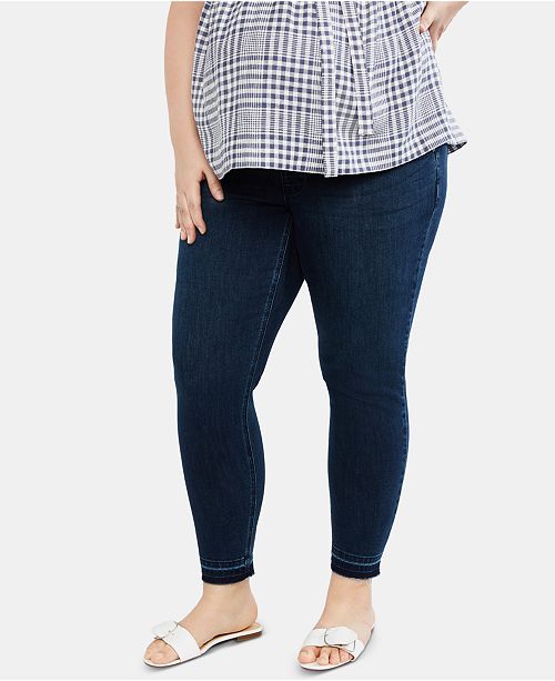 Plus size maternity skinny jeans clearance