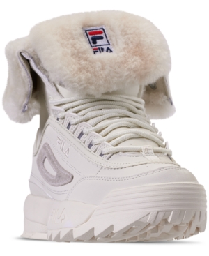 UPC 607949571303 product image for Fila Women's Disruptor Shearling Sneaker Boots from Finish Line | upcitemdb.com