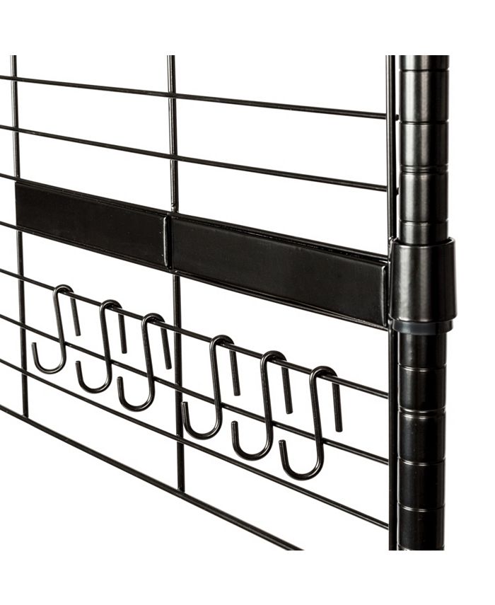 Honey Can Do 65" Bakers Rack with Cutting Board & Hanging Storage Macy's