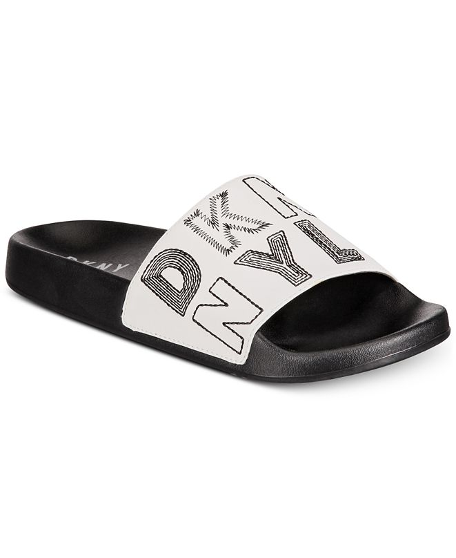 dkny pink slides