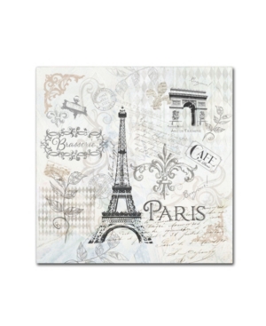 Trademark Global Fiona Stokes-gilbert 'paris' Canvas Art In Multi