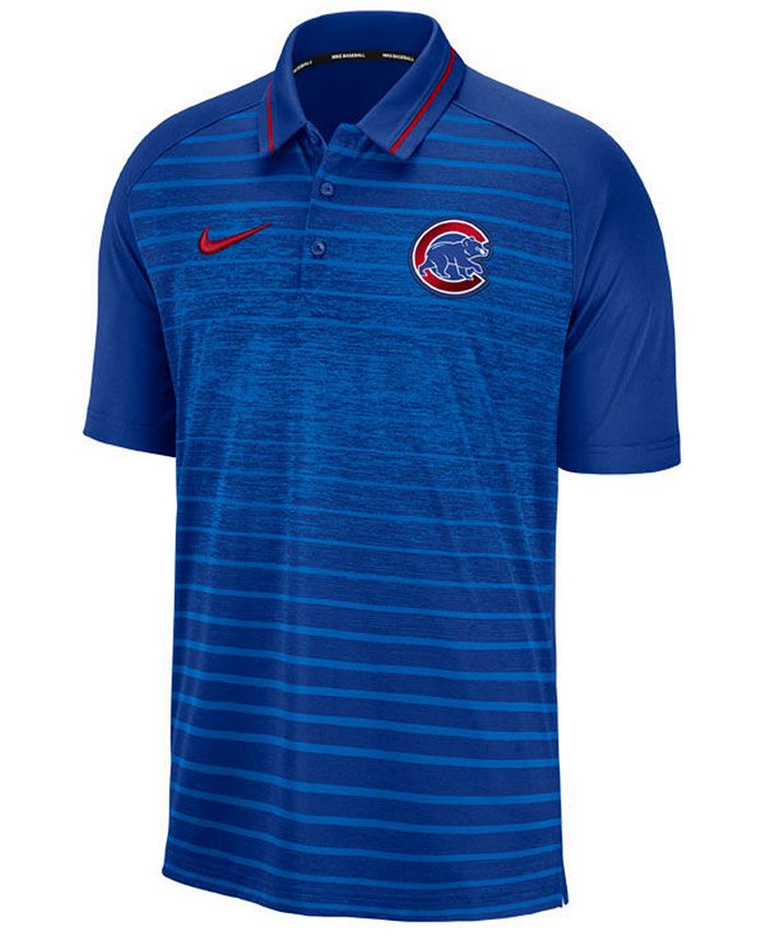 Nike Men's Chicago Cubs Stripe Game Polo - Macy's