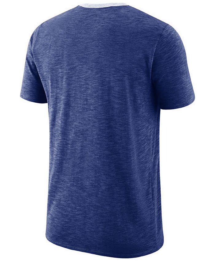 Nike Men's Los Angeles Dodgers Dry Slub Stripe Logo T-Shirt - Macy's