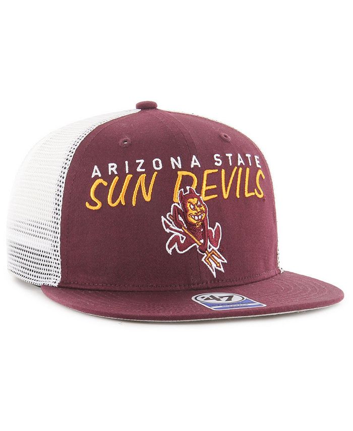 '47 Brand Big Boys Arizona State Sun Devils Wordmark Captain Snapback ...