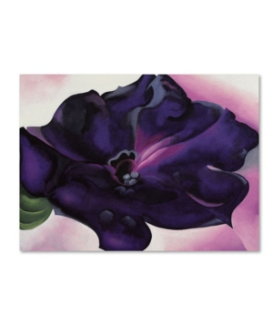 Trademark Global Georgia O'keefe 'petunia' Canvas Art In Multi