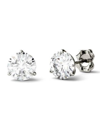 Charles & Colvard - Moissanite Stud Earrings (3 ct. t.w. Diamond Equivalent) in 14k white or yellow gold