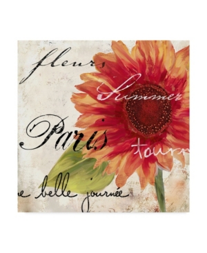 Trademark Global Color Bakery 'paris Songs Ii' Canvas Art In Multi