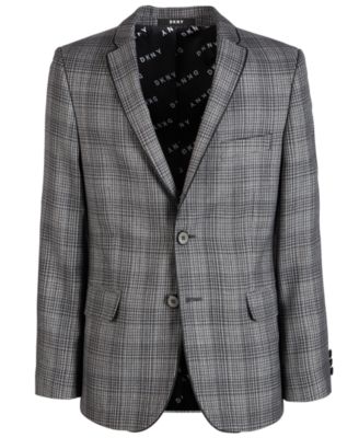 DKNY - Big Boys Plaid Sport Coat