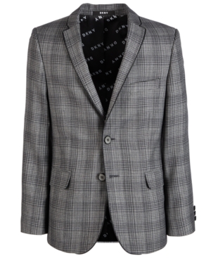 Dkny Big Boys Plaid Sport Coat