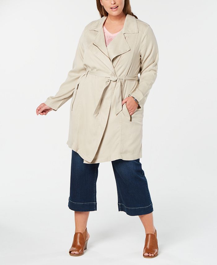 Style Co Plus Size Belted Trench Coat Created for Macy s Macy s