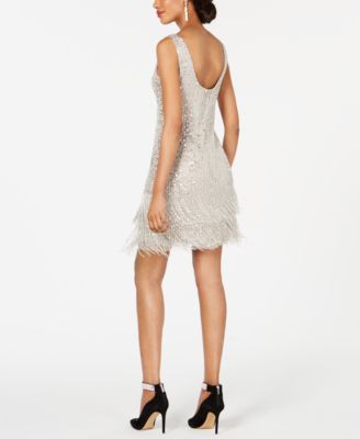 macy's fringe dress