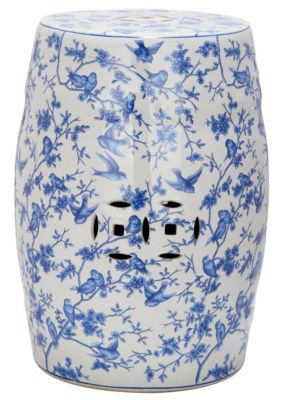 Safavieh - Blue Birds Garden Stool