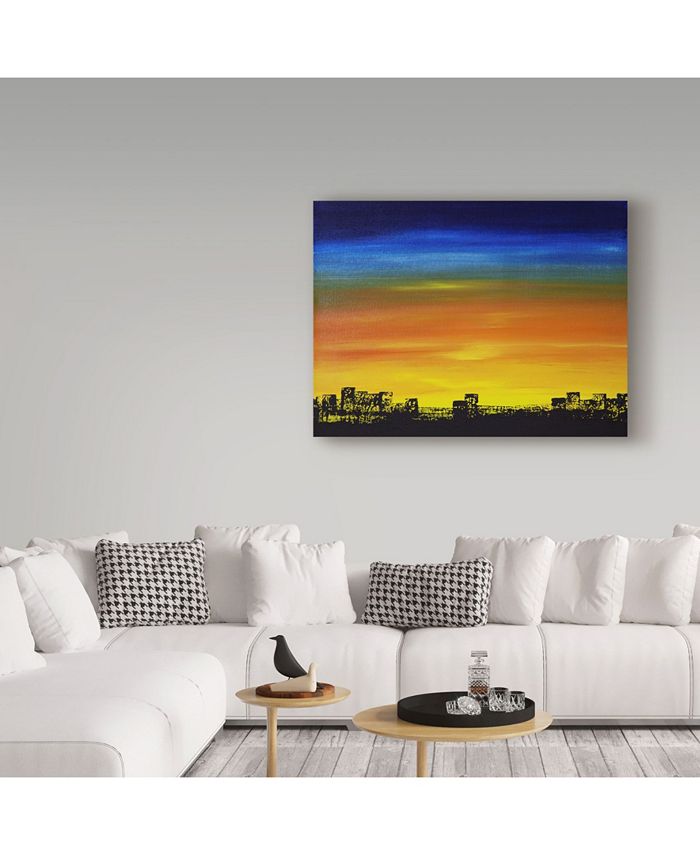 Trademark Global Hilary Winfield 'Skyline' Canvas Art - 32