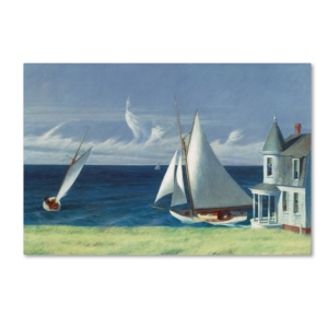 Trademark Global Edward Hopper 'the Lee Shore' Canvas Art In Multi