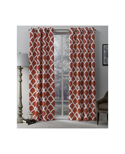 Exclusive Home Durango Geometric Print Sateen Woven Blackout