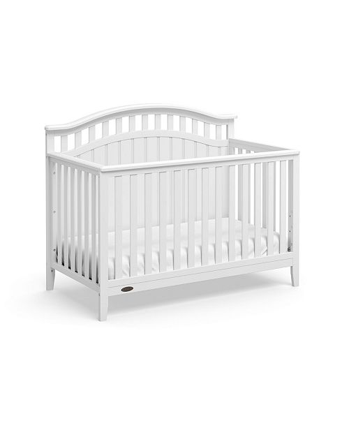 The Graco Lisa 4 In 1 Convertible Crib Is Certified To Be Safe It Features Stationary Side Rails For A S Rustic Boy Nursery Grey Nursery Boy Wooden Baby Crib