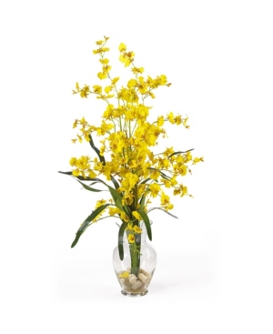 NEARLY NATURAL DANCING LADY LIQUID ILLUSION SILK FLOWER ARRANGEMENT 