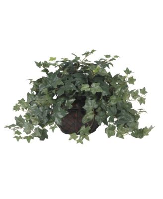 Nearly Natural - Puff Ivy w/ Vase Silk Plant