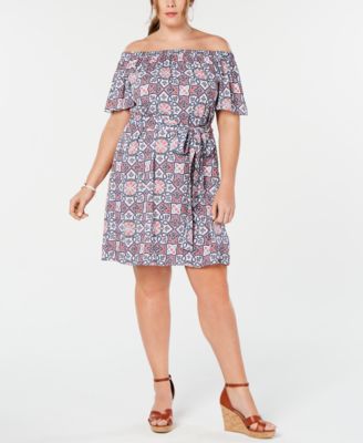 macys michael kors plus size dresses