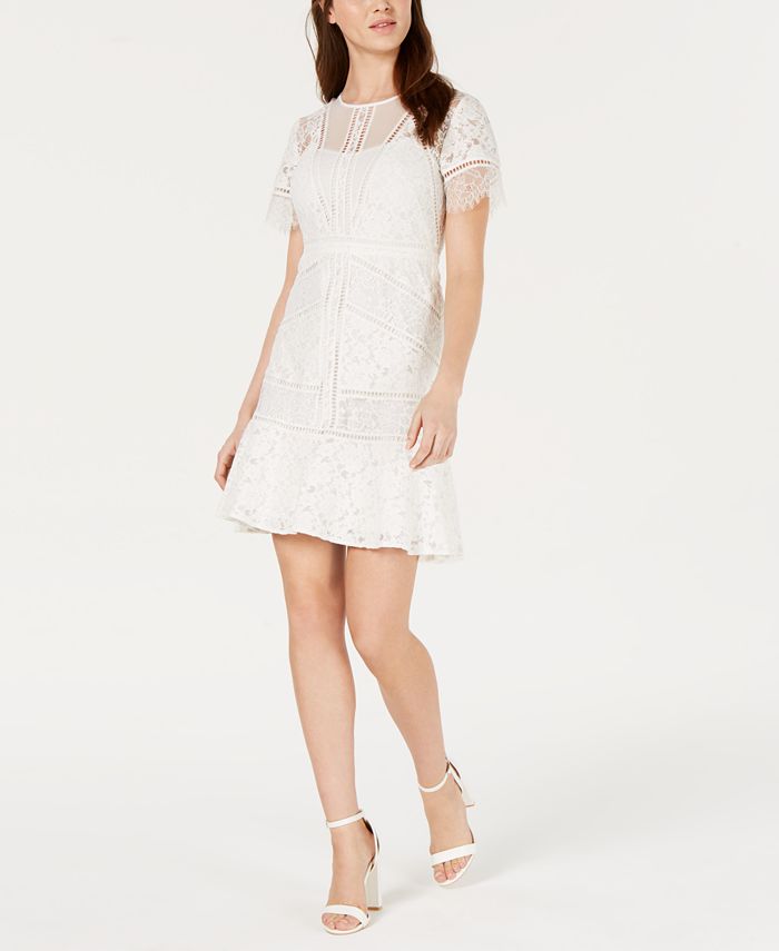 French Connection Chante Lace Dress - Macy's