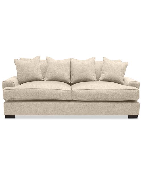 Furniture Ainsley 101" Fabric Sofa with 4 Toss Pillows, Created for