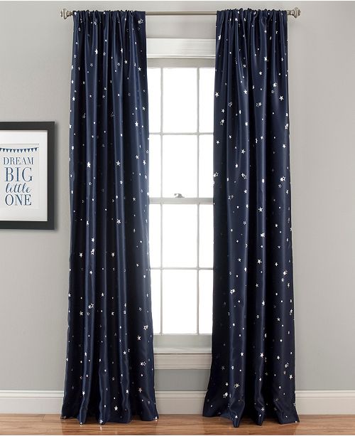Lush Decor Star Print Blackout Curtain Sets Reviews Window