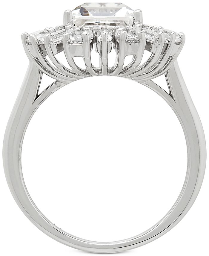Arabella Cubic Zirconia Statement Ring in Sterling Silver & Reviews