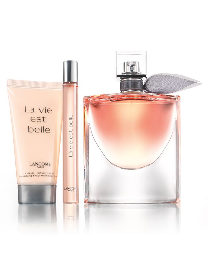 Macy's lancome la vie est belle gift store set