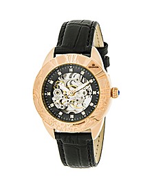 Godiva Automatic Black Leather Watch 38mm